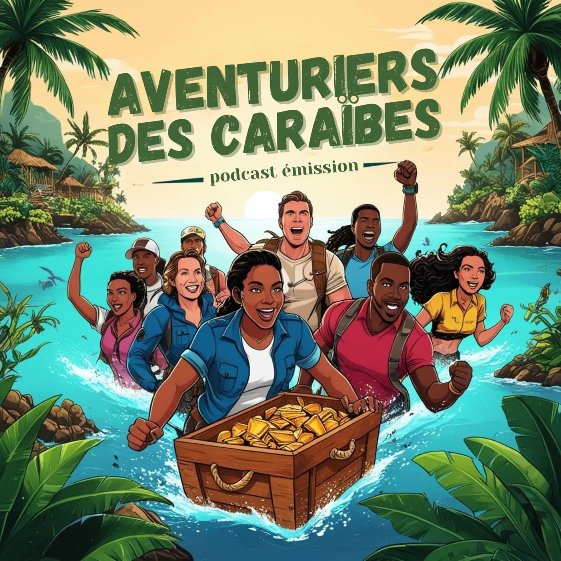 Lancement de l'émission aventuriers des caraïbes sur appel podcast